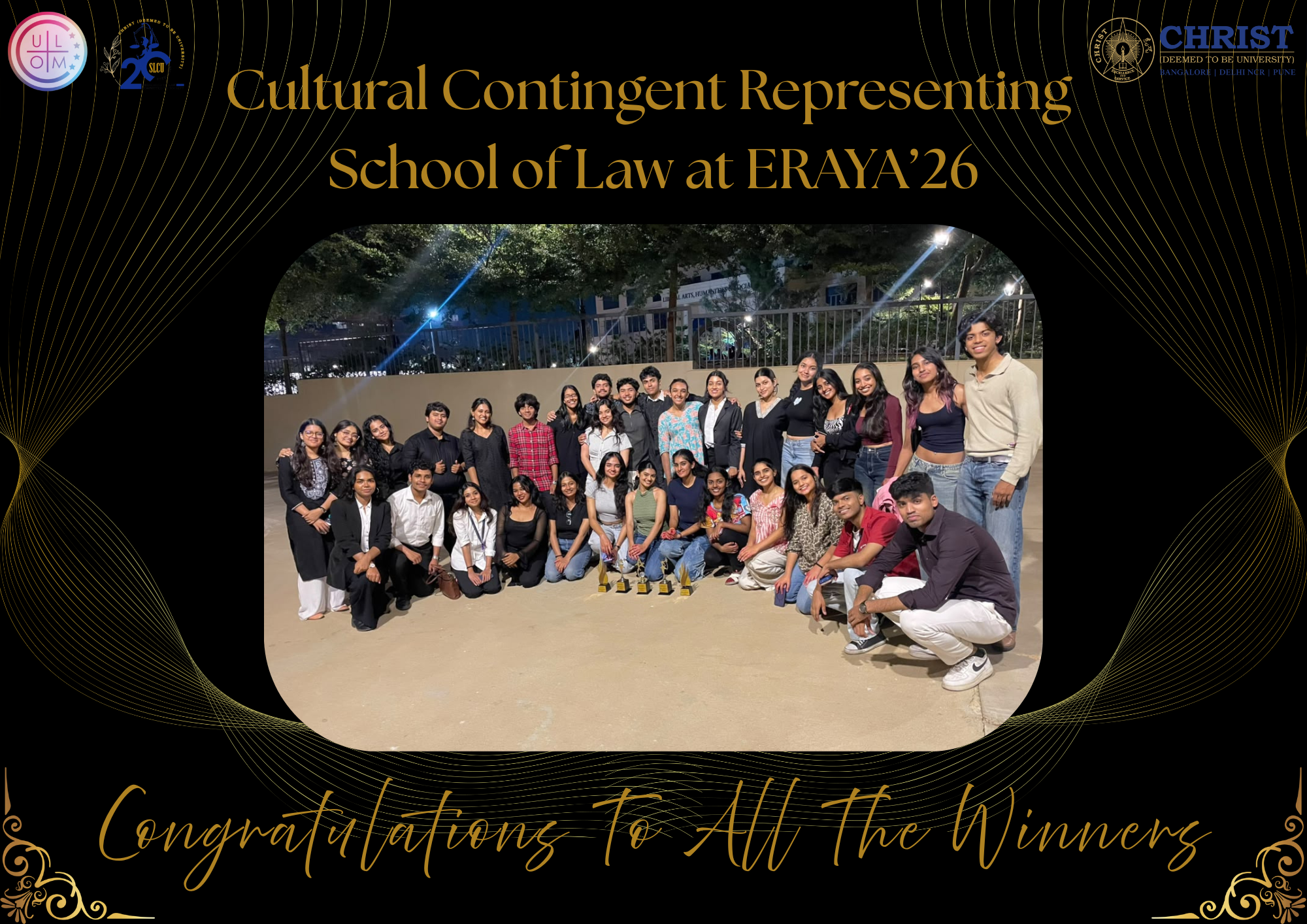 School of Law cultural contingent at ERAYA 26
