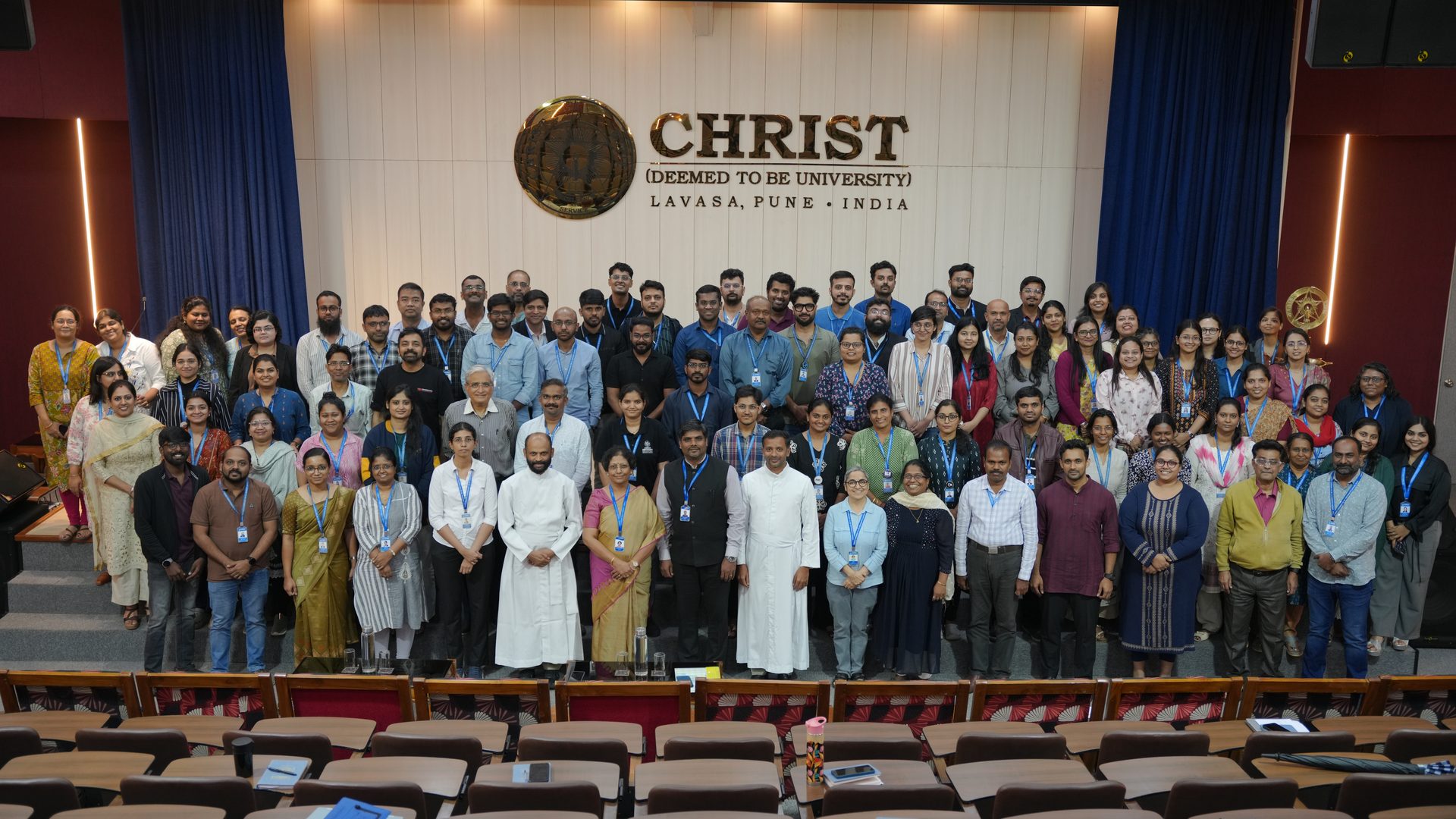 Faculty and staff of CHRIST (Deemed to be University), Pune Lavasa Campus at an IQAC programme