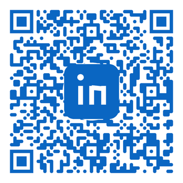 QR code to follow the CHRIST Lavasa Alumni Association on LinkedIn