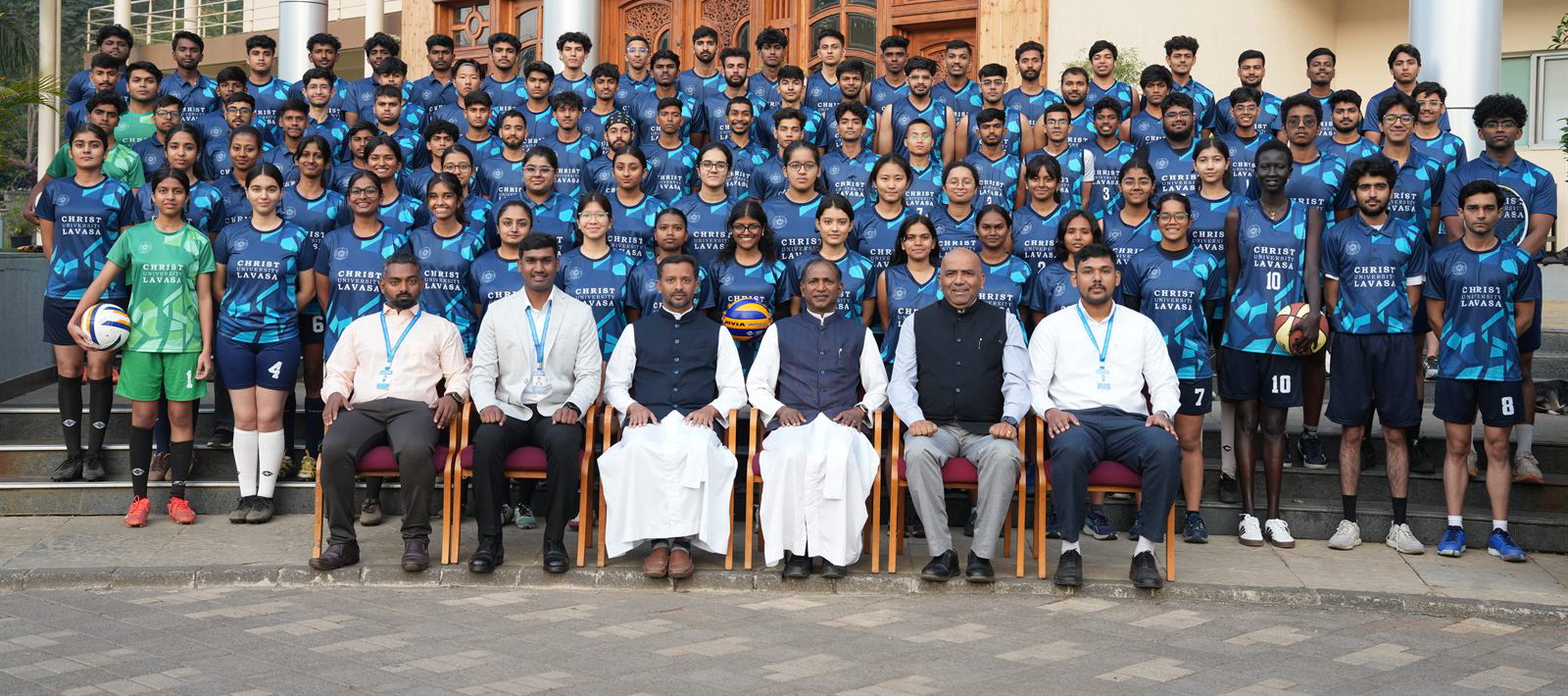 The Department of Physical Education & Sports contingent, CHRIST (Deemed to be University), Pune Lavasa Campus