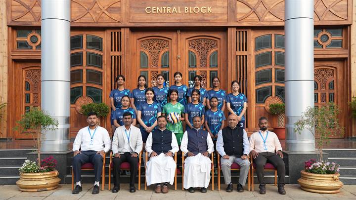 Women's Football team, CHRIST (Deemed to be University), Pune Lavasa Campus (photograph 8 of 12)
