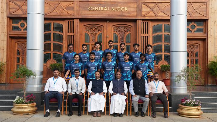 Men's Volleyball team, CHRIST (Deemed to be University), Pune Lavasa Campus (photograph 11 of 12)