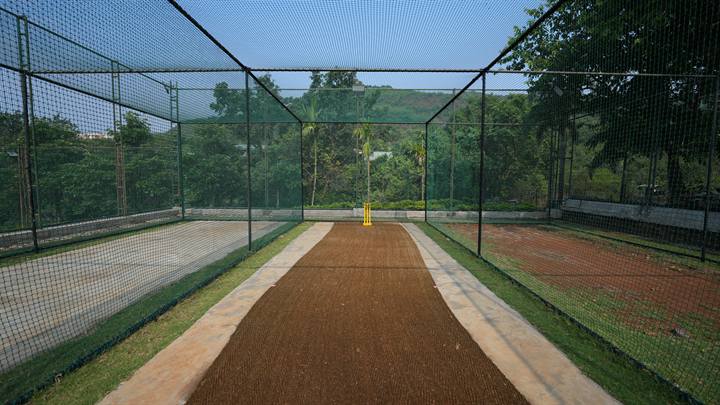 Cricket practice nets, CHRIST Pune Lavasa Campus