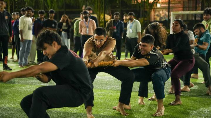 Tug of War, CHRIST Pune Lavasa Campus