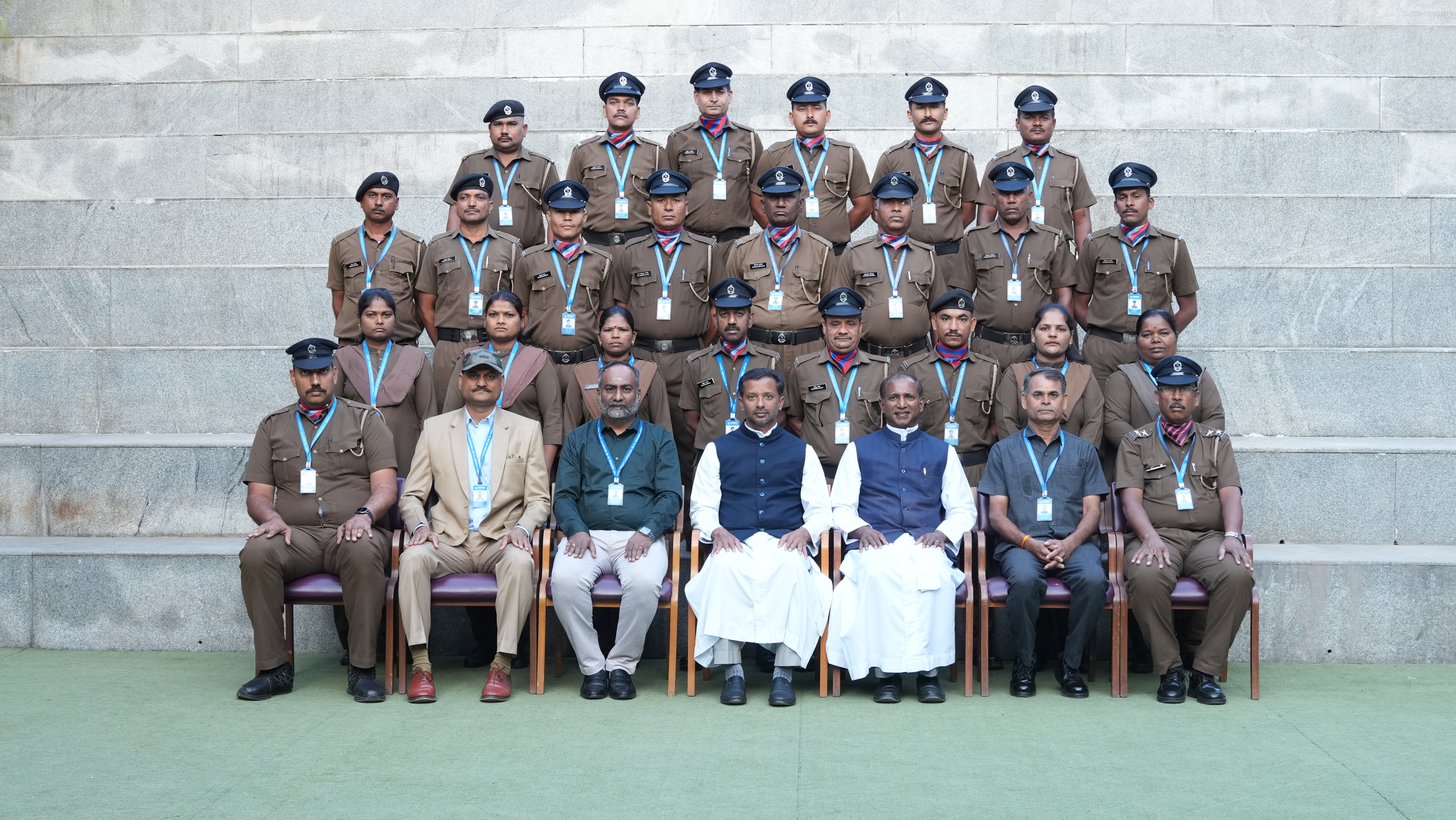 The CHRIST Lavasa Campus Security Team on campus