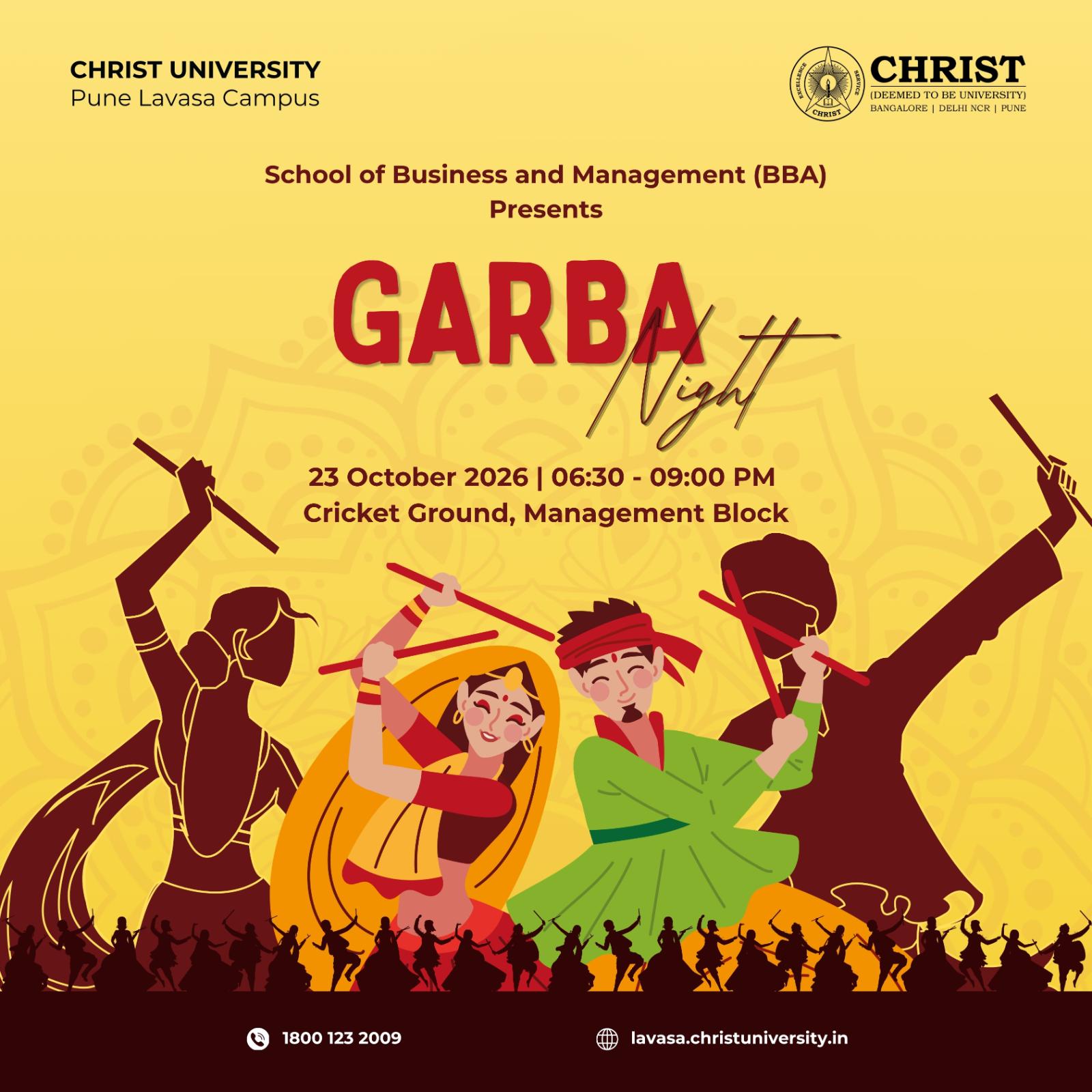 Garba Night poster