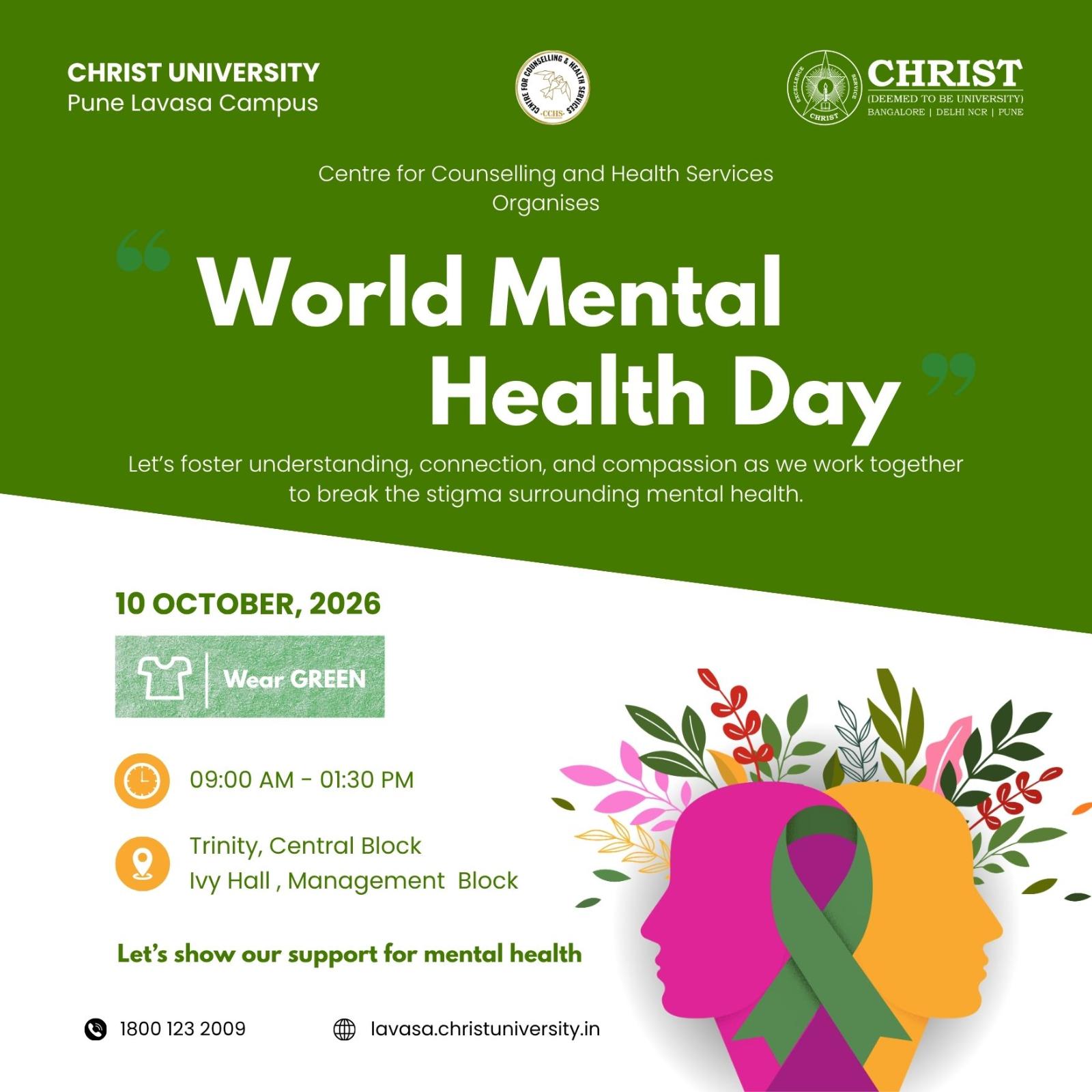 World Mental Health Day poster