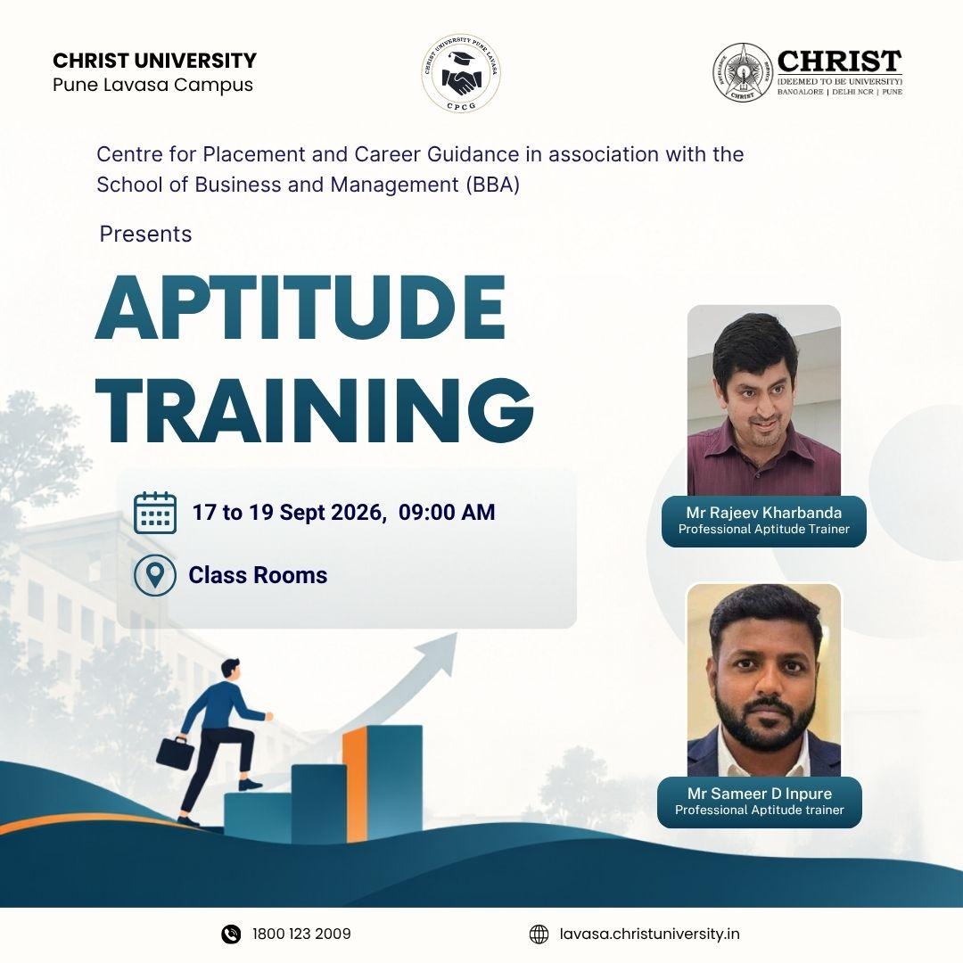Aptitude Training Programme poster