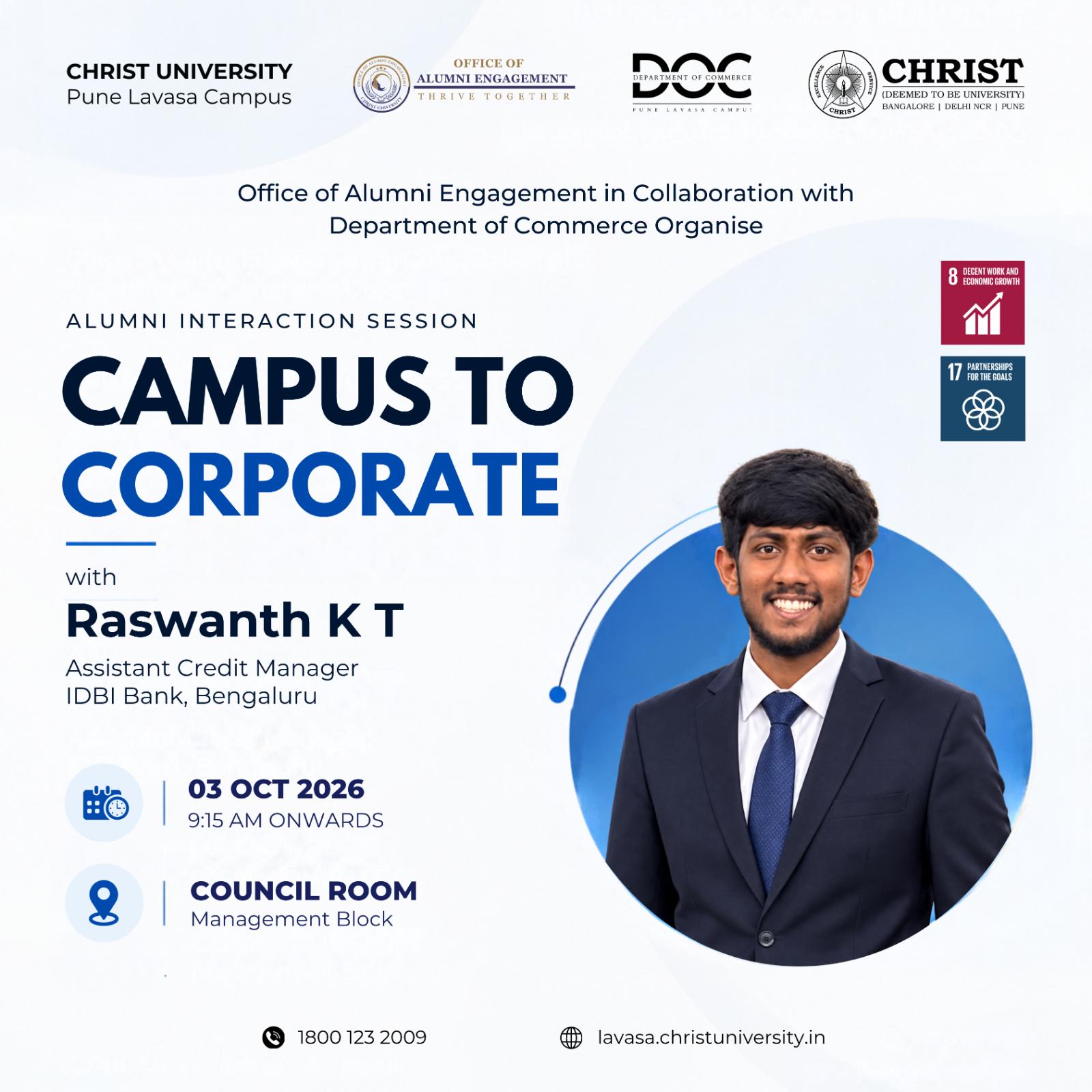 Campus to Corporate poster