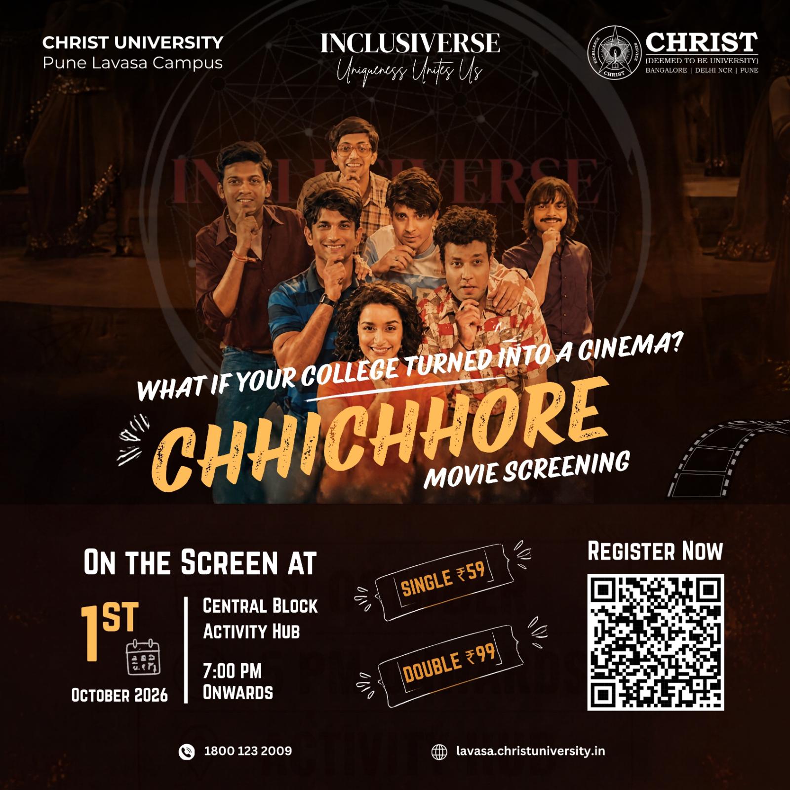 Chhichhore Movie Screening poster