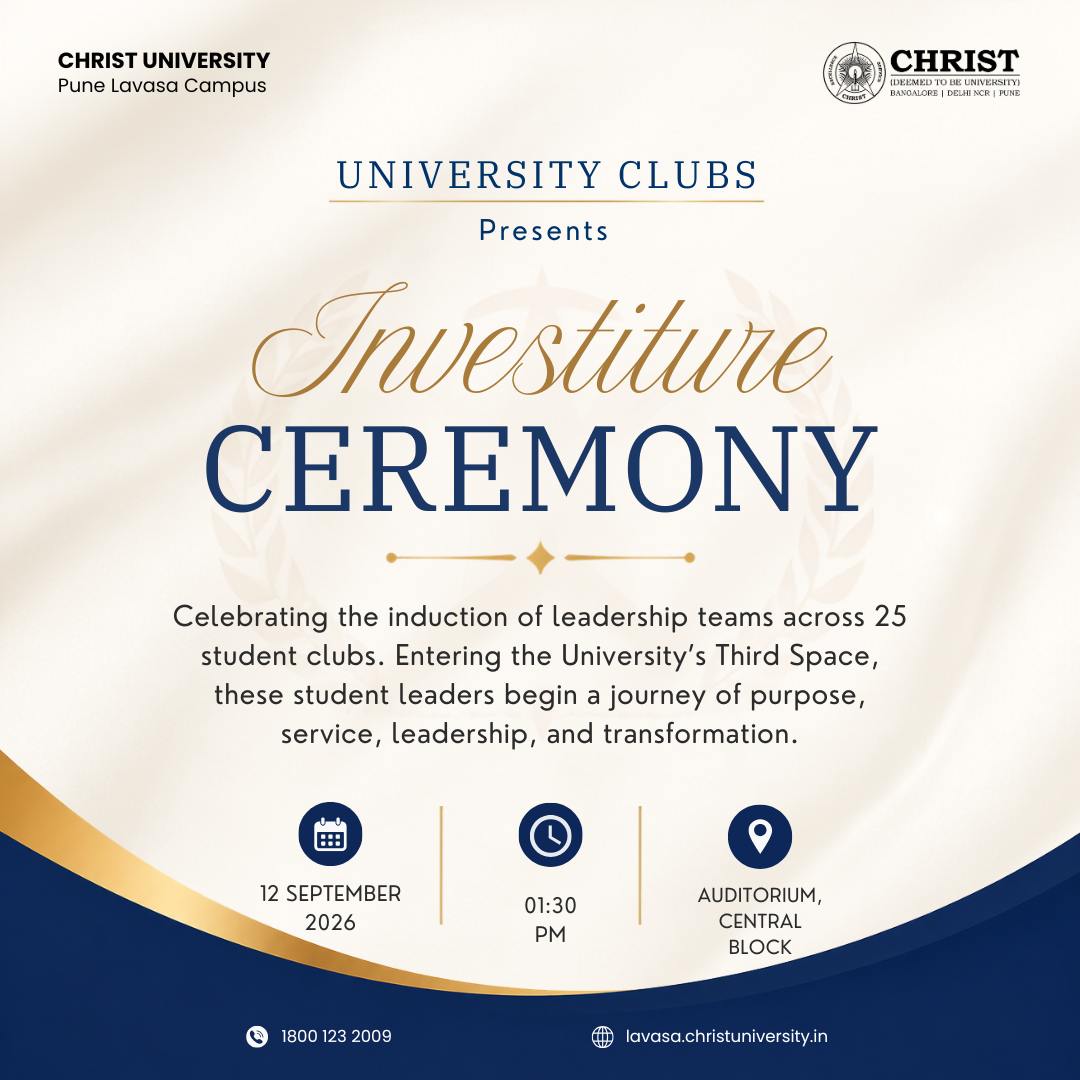 Investiture Ceremony 2026 poster