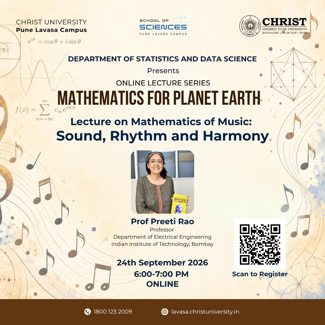 Mathematics of Music: Sound, Rhythm and Harmony poster