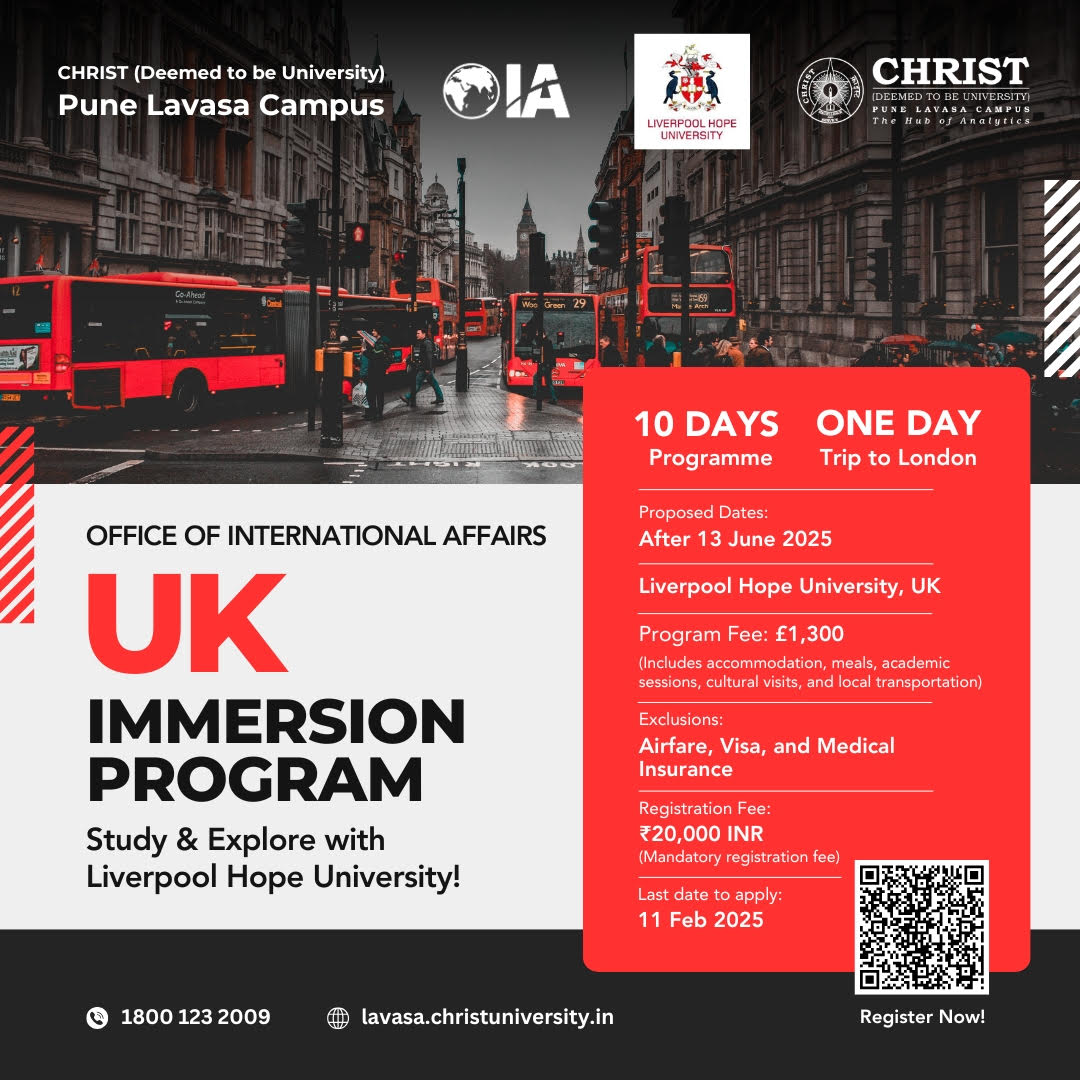 UK Immersion Programme Poster
