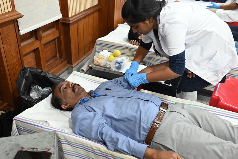 Doctor consultation at campus